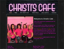 Tablet Screenshot of christiscafe.com